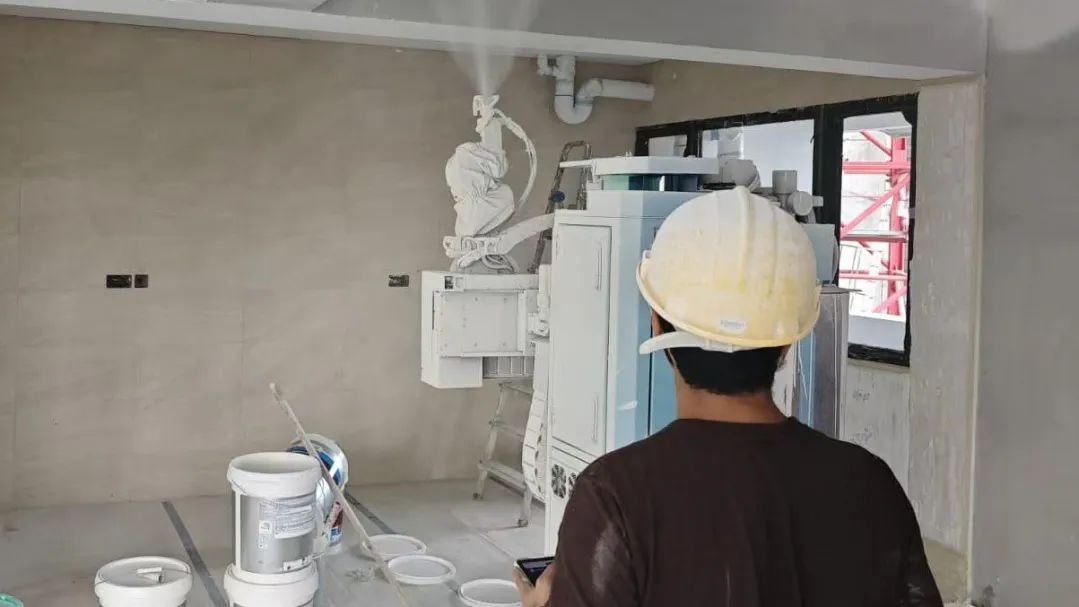 蔚建噴涂機器人中標新加坡建屋發展局（HDB）首個建筑機器人集采項目